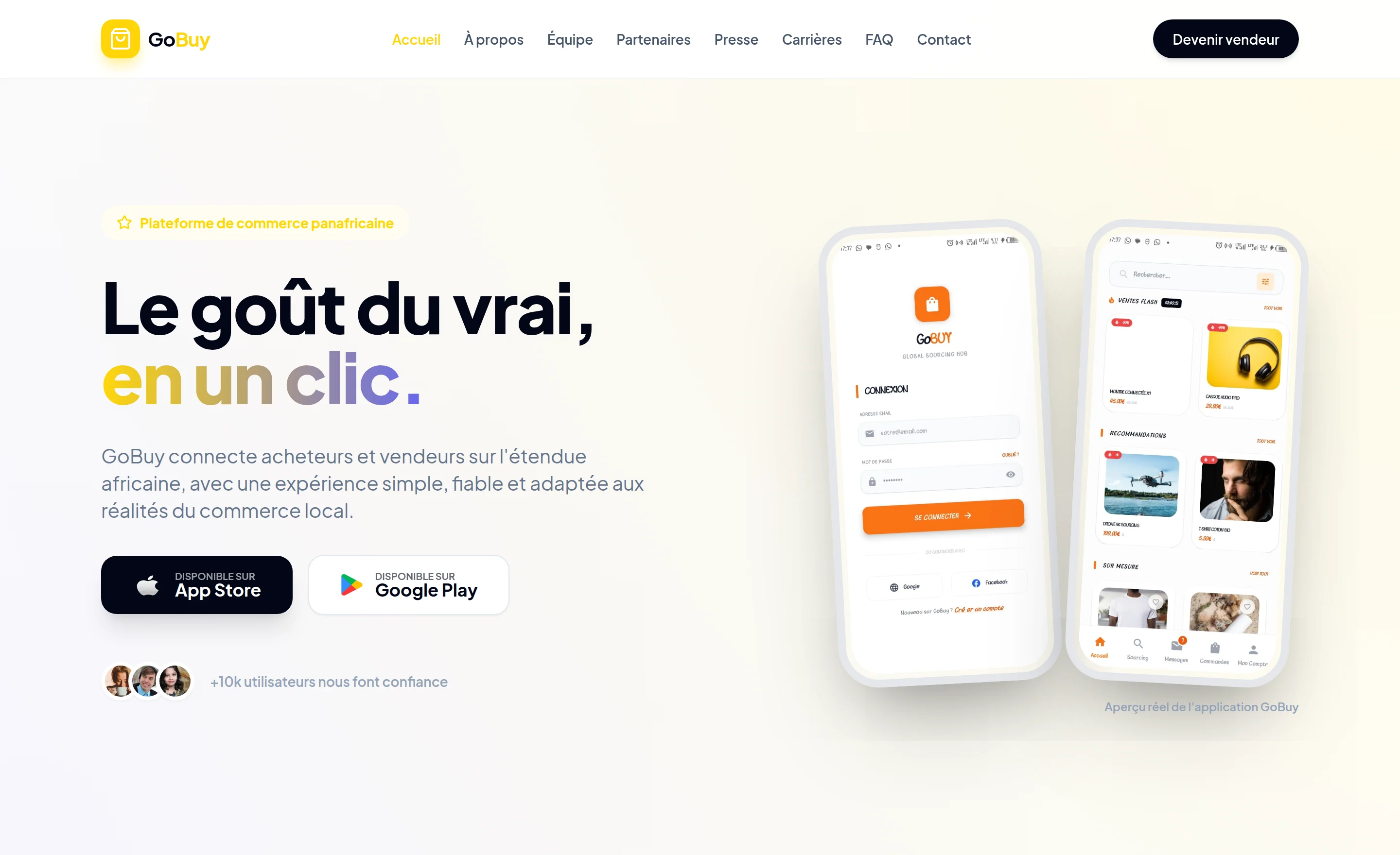 GoBuy — Plateforme de Commerce Panafricaine & Marketplace Multi-Vendeurs