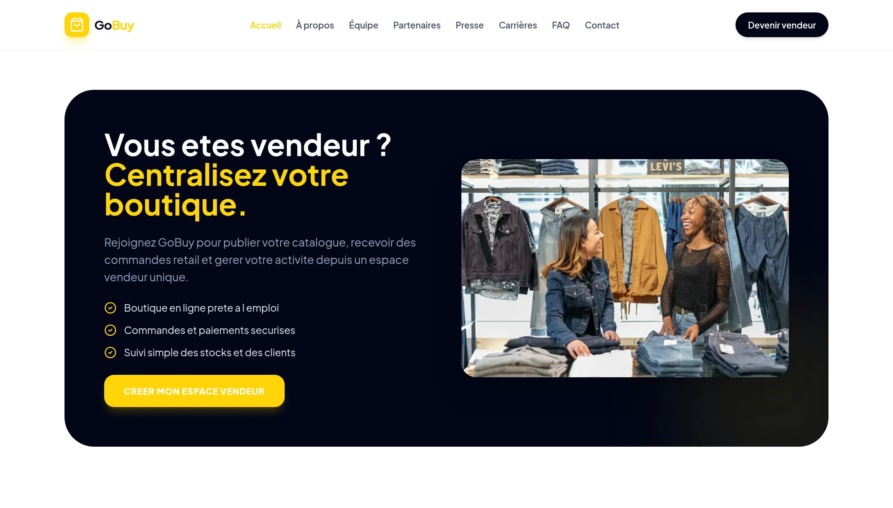 GoBuy — Plateforme de Commerce Panafricaine & Marketplace Multi-Vendeurs - Visuel 3
