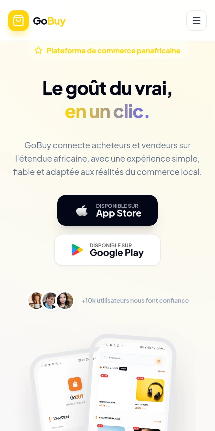 GoBuy — Plateforme de Commerce Panafricaine & Marketplace Multi-Vendeurs - Visuel 5