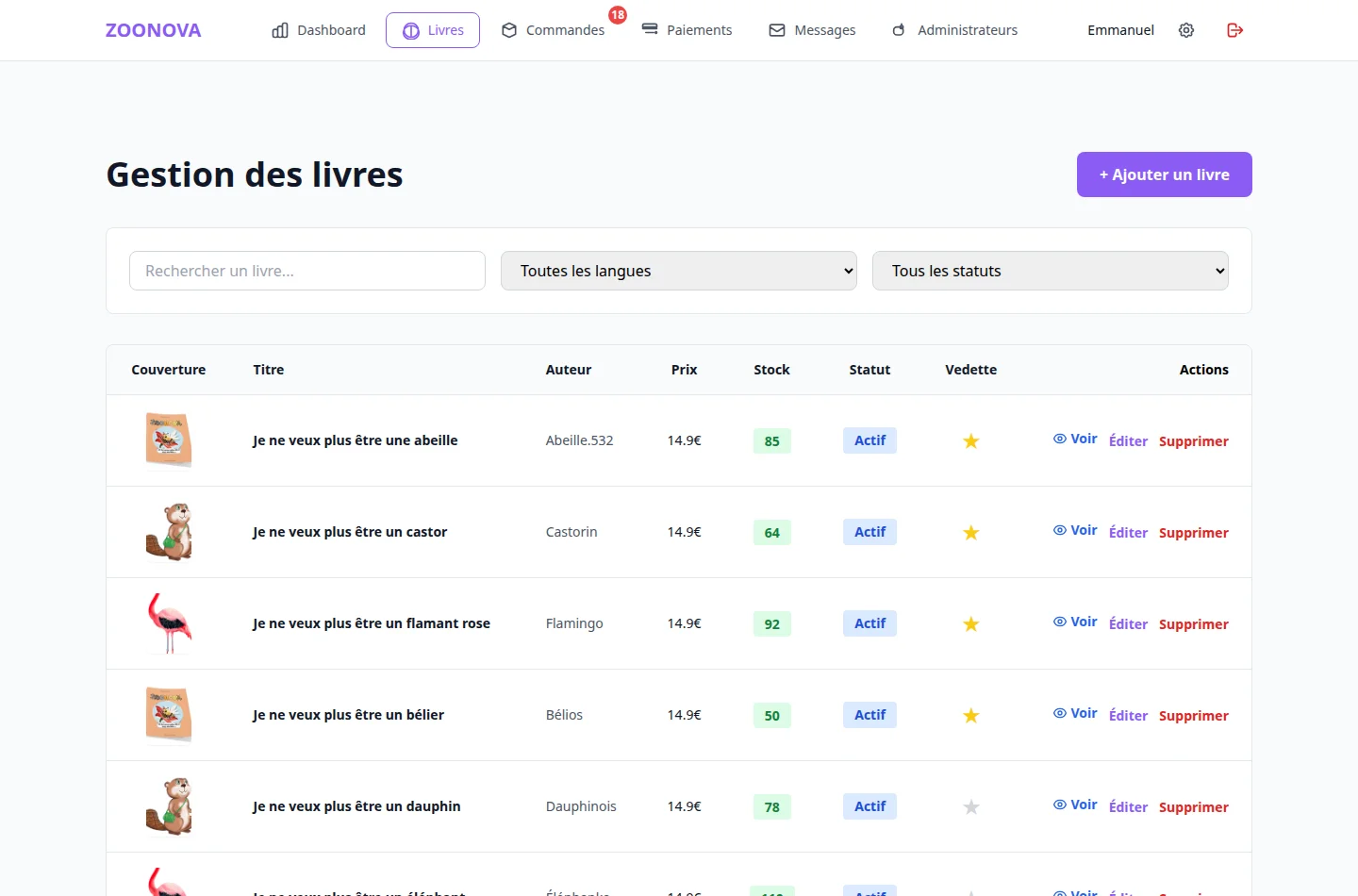 Zoonova - Plateforme e-commerce - Visuel 5